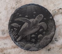 Image 3 of Sea turtle slate coasters - set of 4