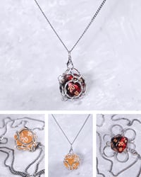 D20 Chainmail Dice Cage Necklace 