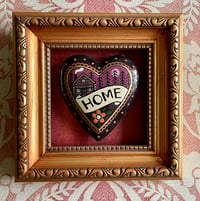 Image 1 of Hand painted heart home