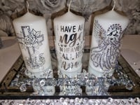 I HAVE AN ANGEL IN HEAVEN CALLED MUM CANDLE SET