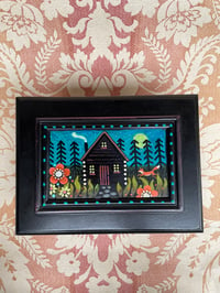 Image 1 of Painted box log cabin