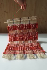 Image 4 of MADDER NATURALLY DYED, WOVEN WALL HANGING NO.8