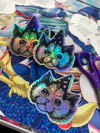 Image 3 of Wizard Kitten Sticker