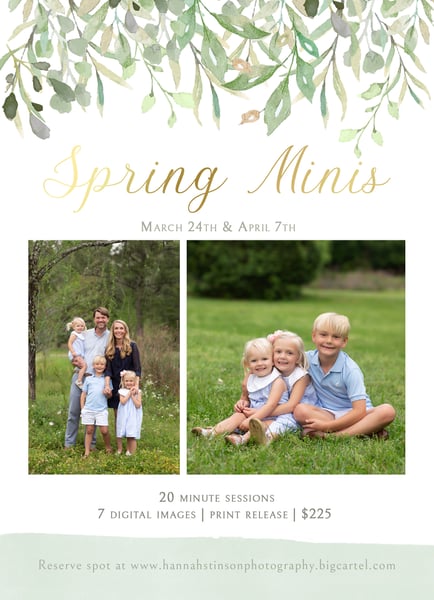 Image of Spring Minis 2024 - April 7th