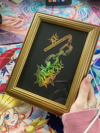 Framed Heart Flail 6.5x8.5in