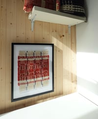 Image 3 of (Reserved) MADDER WOVEN ARTWORK 