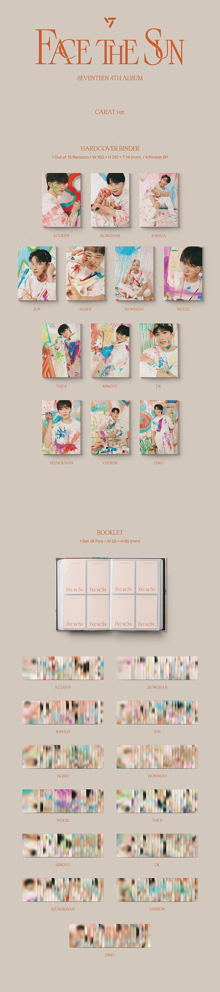 Image of Seventeen Face The Sun Carat Ver.
