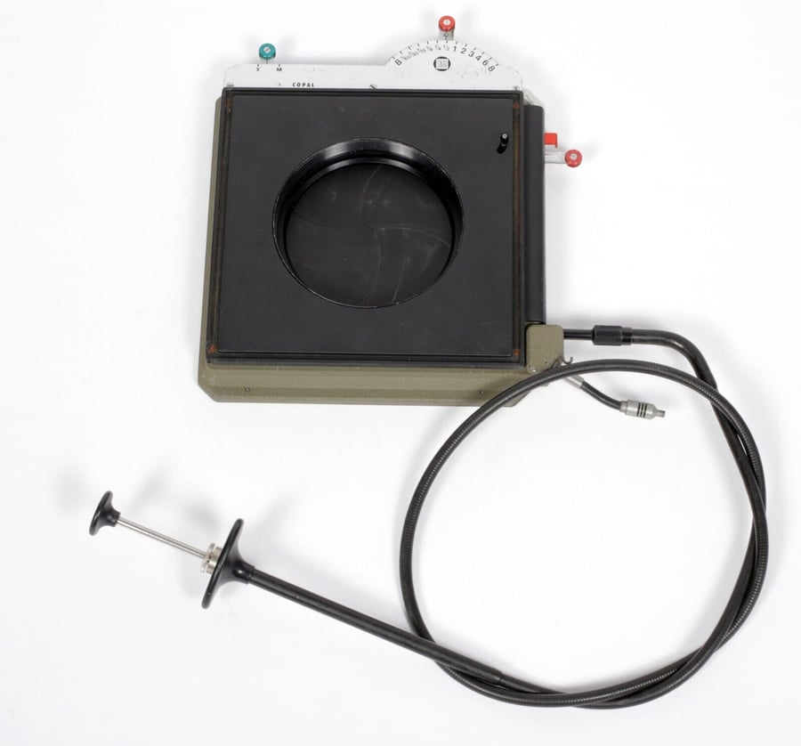 Image of Sinar Copal DB shutter with cable release #7 (TESTED)