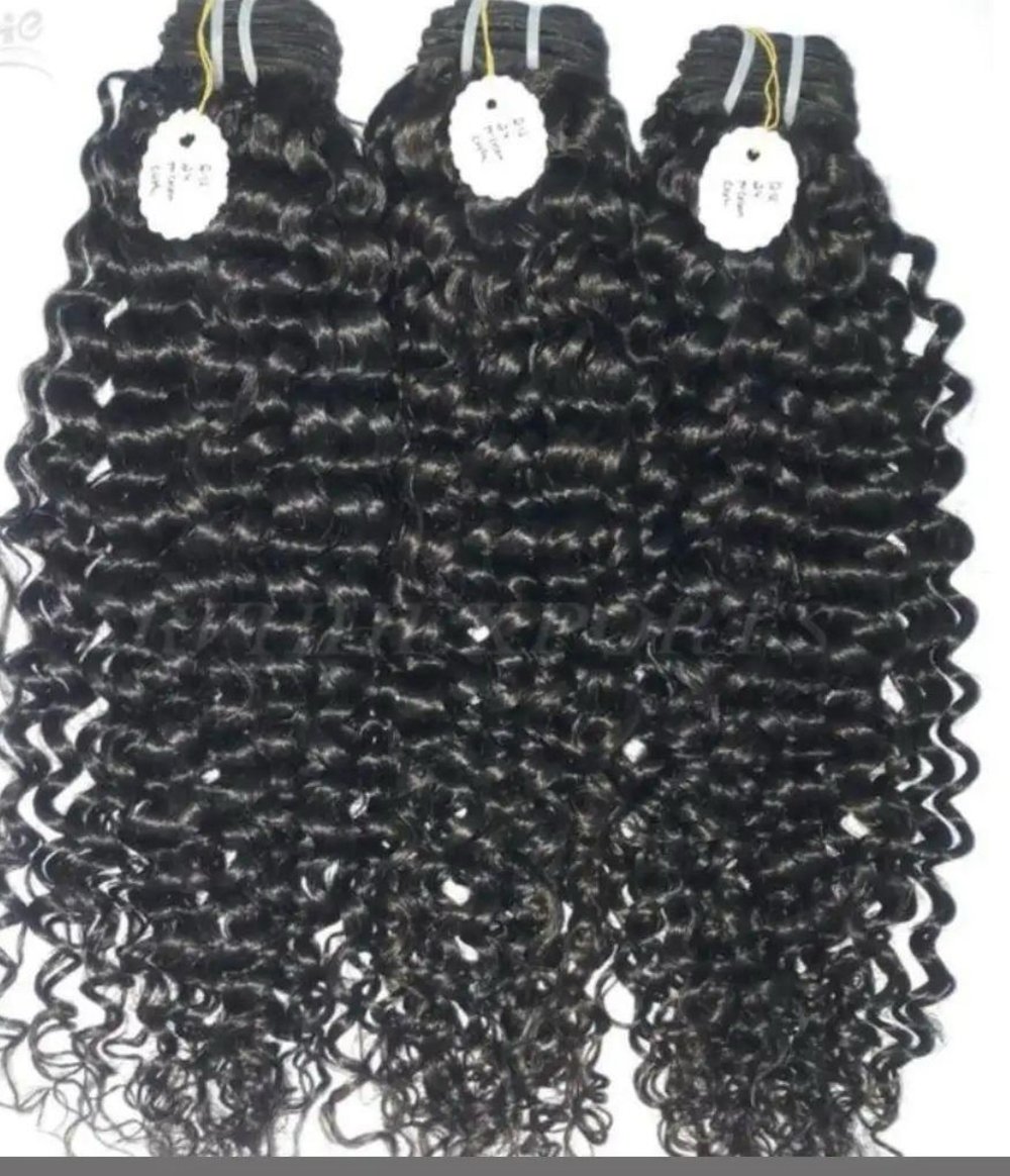 Raw indian curly single bundles