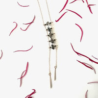 Image 3 of Demimonde Herkimer Diamond Lariat Necklace