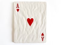 Image 2 of Ace of Hearts - Carved Wood Sign 