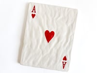 Image 3 of Ace of Hearts - Carved Wood Sign 