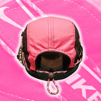 Image 3 of Pink/Black NIKE 5 panel hat (1/2)