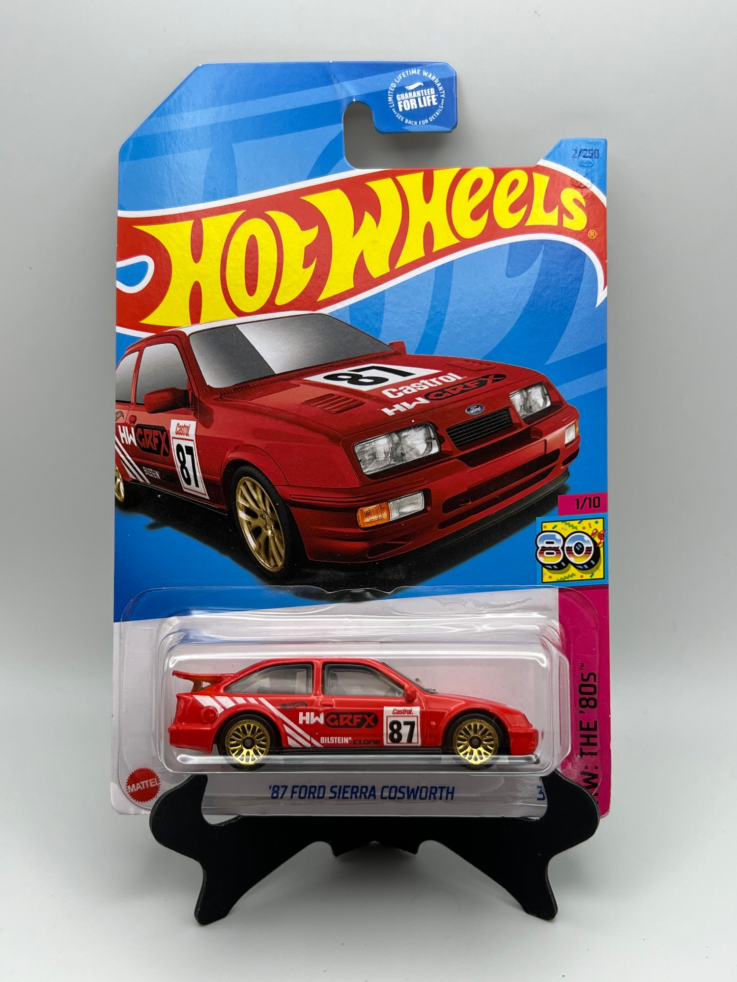 Hot Wheels '87 Ford Sierra Cosworth Red 