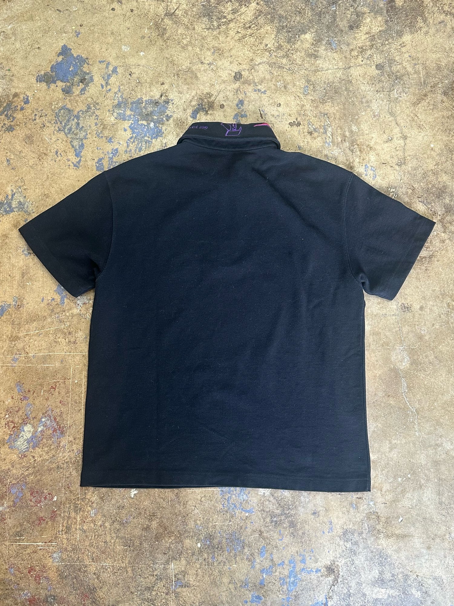 Image of Louis Vuitton SS19 Plain Rainbow Polo Halfzip