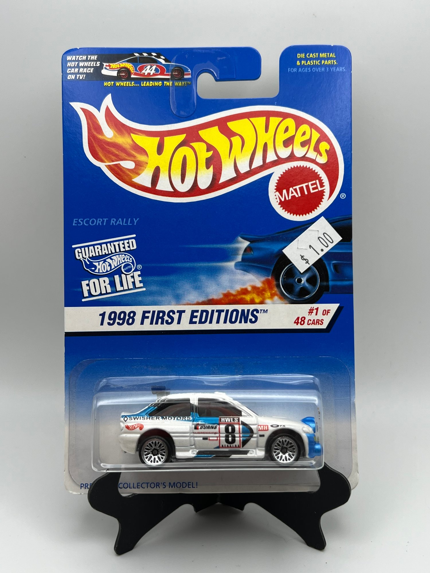 Hot Wheels Ford Escort Rally White (card 2)
