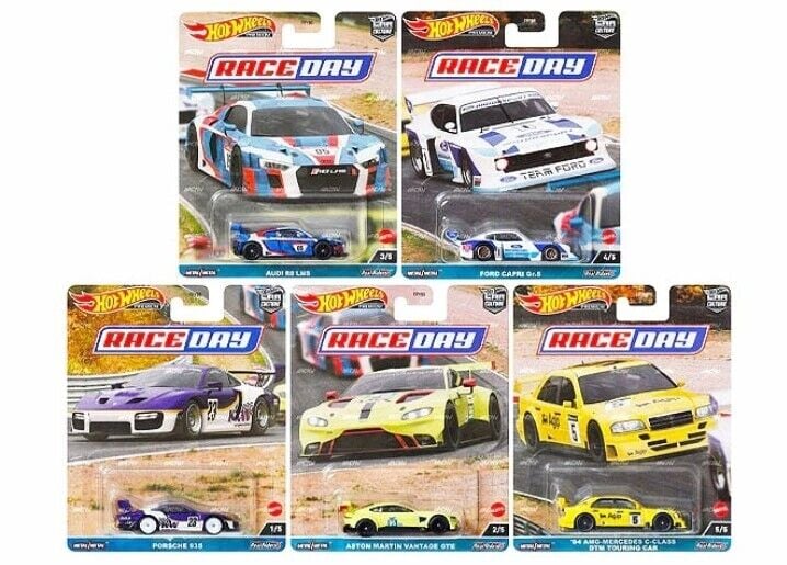 Hot Wheels Race Day set of 5 cars 