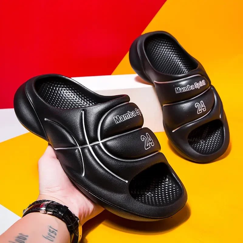 Men's New Summer Basketball Slippers Comfortable For Outdoors Beaches Men's Slippers