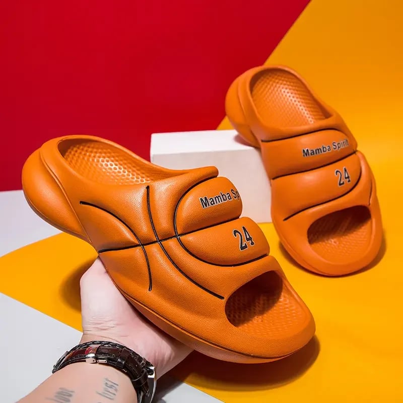 Men's New Summer Basketball Slippers Comfortable For Outdoors Beaches Men's Slippers 