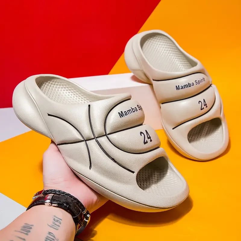 Men's New Summer Basketball Slippers Comfortable For Outdoors Beaches Men's Slippers