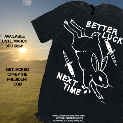 Image of Better Luck Next Time (preorder by March 3rd) - Black