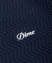 Image 2 of DIME_WAVE CABLE KNIT POLO :::NAVY:::