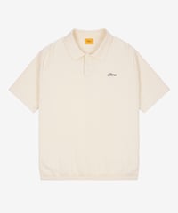 Image 1 of DIME_WAVE CABLE KNIT POLO :::CREAM:::