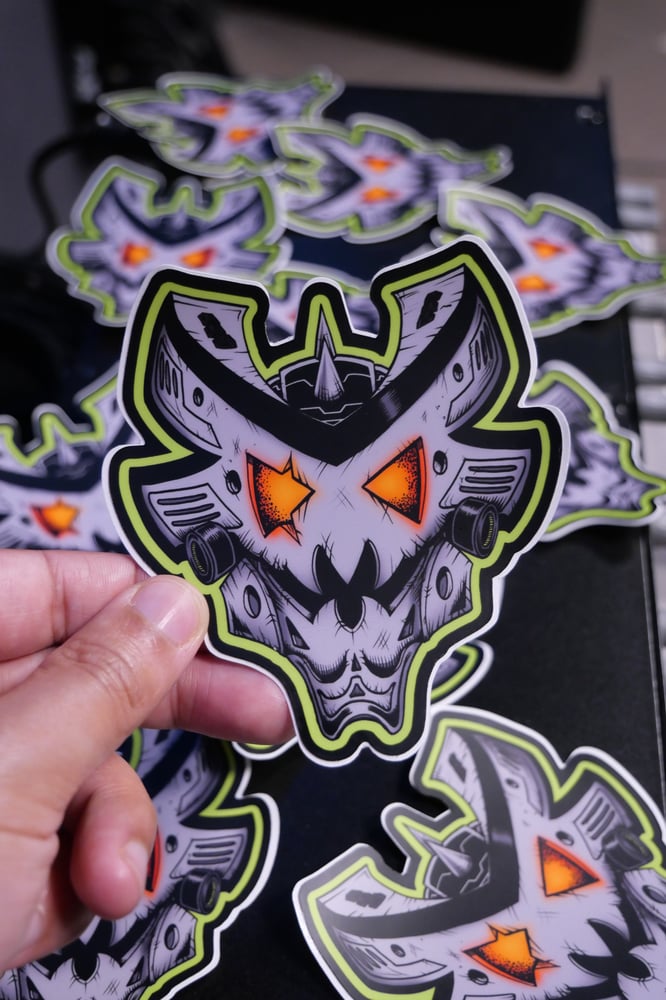 Image 1 of Crackbot Sticker