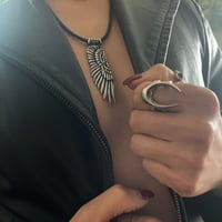 Image 5 of COURAGE ~ WING AND A PRAYER PENDANT