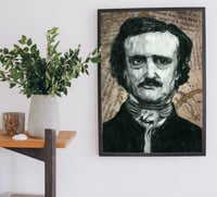 Image 1 of Edgar Allan Poe (with background)