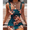 Floral Tight Camisole Dress For 2024 Spring Summer Beach Sexy Club Mini Skirt  Vestidos Casual Dress
