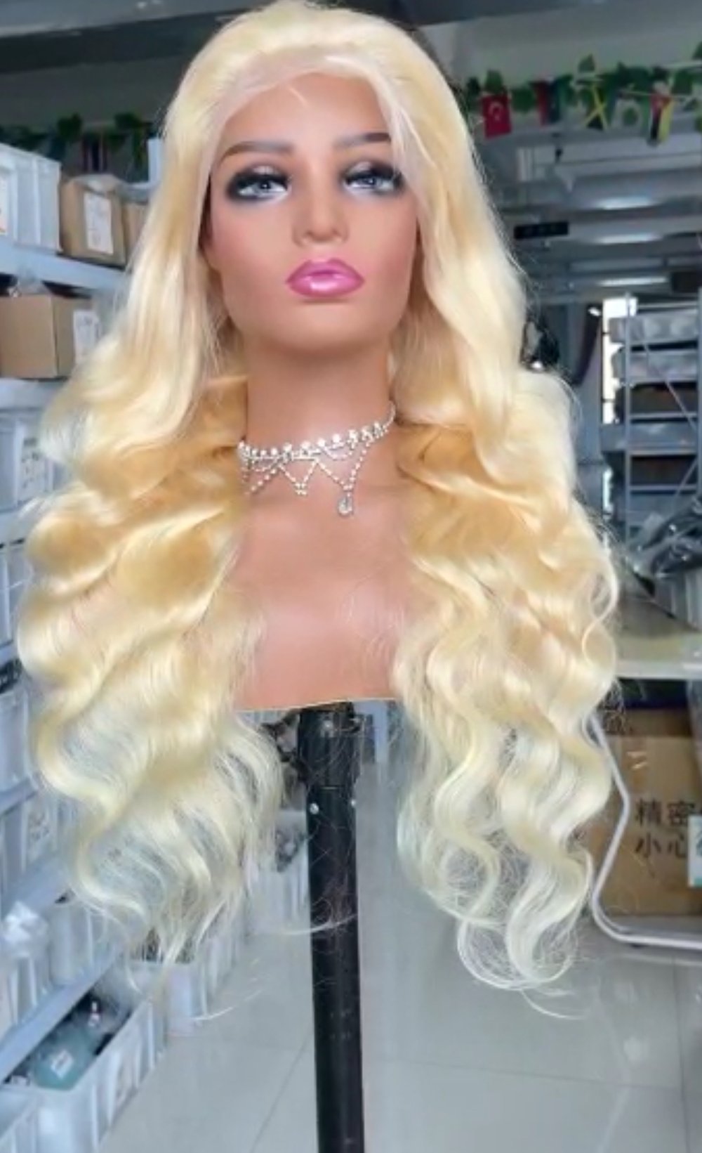 blonde body wave wig 13x4