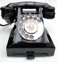 Image 1 of VOIP Ready GPO 328 Bell On / Bell Off Bakelite Telephone