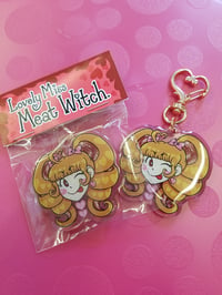 Image 1 of Meat Witch double sided acrylic charms