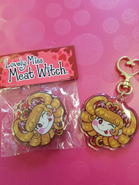 Image 2 of Meat Witch double sided acrylic charms