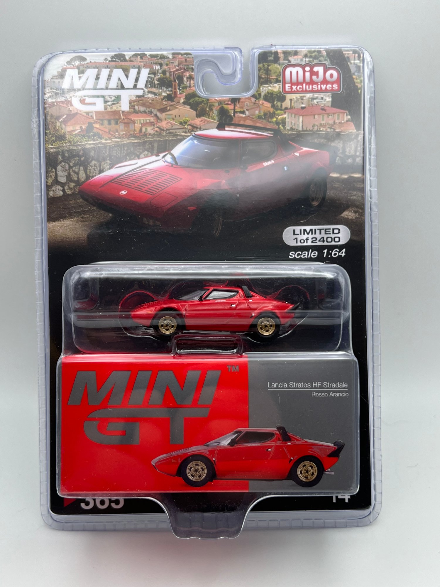 MINI GT Lancia Stratos Red - US Packaging 