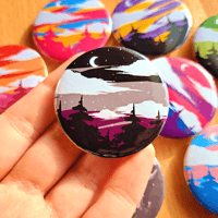 Image 3 of Discreet Scenery LGBTQ+ 1.75 Inch Pin Buttons