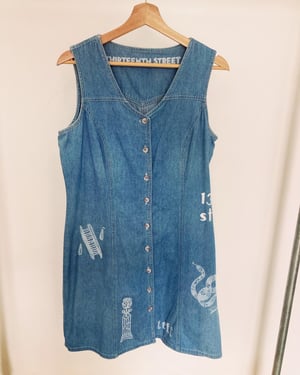 13ST - Handprinted Denim Dress