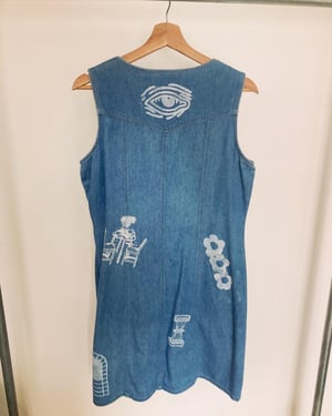 13ST - Handprinted Denim Dress