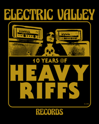 Image 2 of 10 Years of Heavy Riffs T-shirt 
