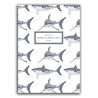 Image 1 of Shark Notebook - White