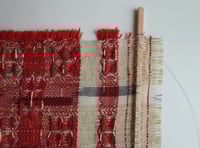 Image 4 of MADDER NATURALLY DYED, WOVEN WALL HANGING NO.10