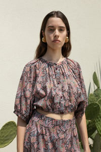 Image 2 of CAMICIA MATERA FLORAL ROSA €180 -30%