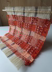 Image 2 of MADDER NATURALLY DYED, WOVEN WALL HANGING NO.11
