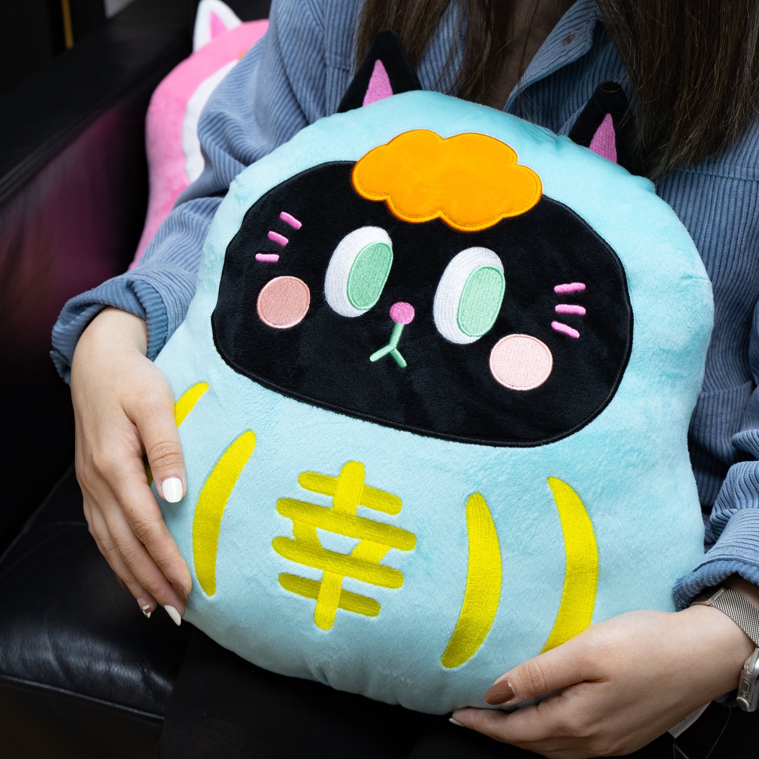 Image of KIYO NEKO 'DARUMA'  CUSHION