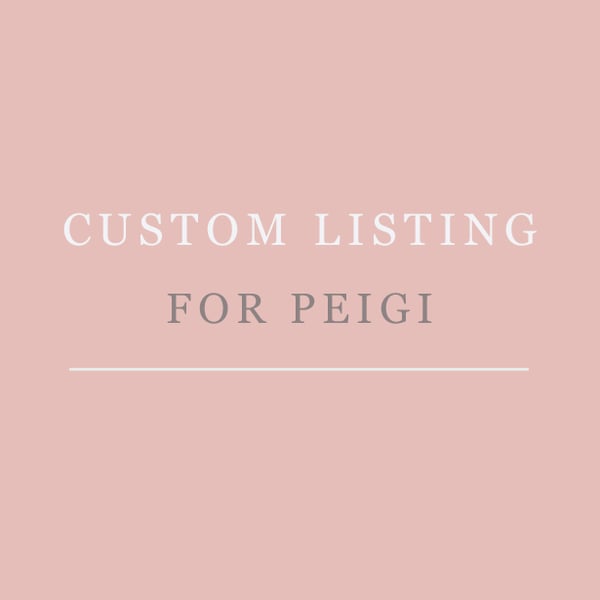 Image of Reserved listing for Peigi