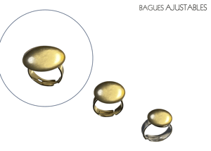 Image of IT'S A MATCH ! BAGUE AJUSTABLE AVEC BOMBÉ