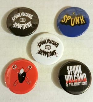 Image of Set of 5 Pin Badges - 2 Variants