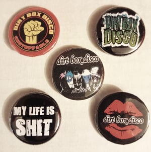 Image of Set of 5 Pin Badges - Choice of 2 sets