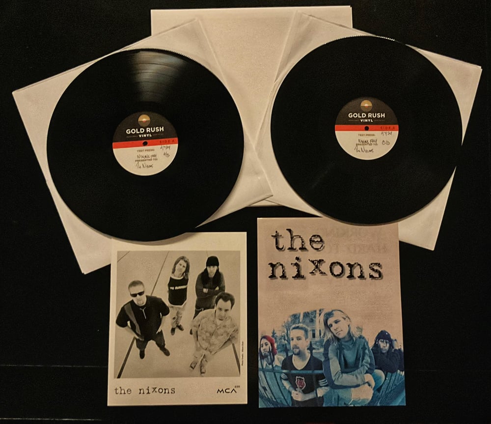 Image of THE NIXONS LIVE AT TREES 2 LP SET (RARE FIRST RUN TEST PRESSING)
